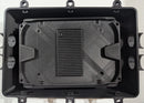 Fiber Optic Splice Enclosure (Black - Box) includes splice trays and lid-1