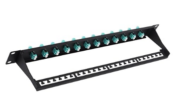 1U 12 PORT LC Multi-mode Patch panel