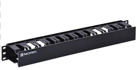1U 19 Inch Plastic Server Rack Mount Cable Management
