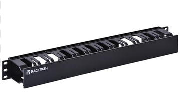 1U 19 Inch Plastic Server Rack Mount Cable Management