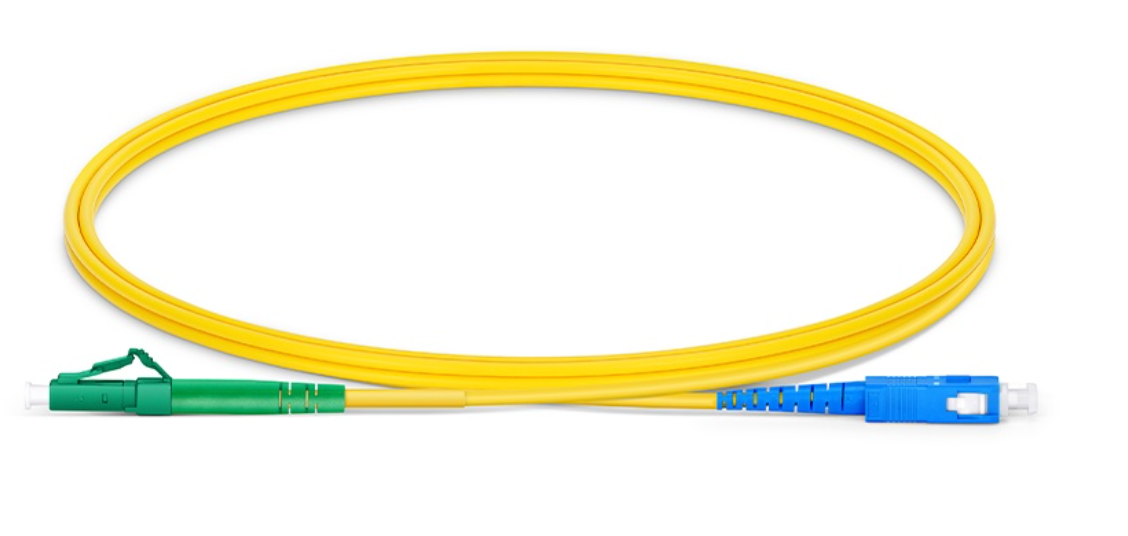 1m (3ft) Fiber Patch Cable, 1 Fiber, LC APC Simplex to SC UPC Simplex